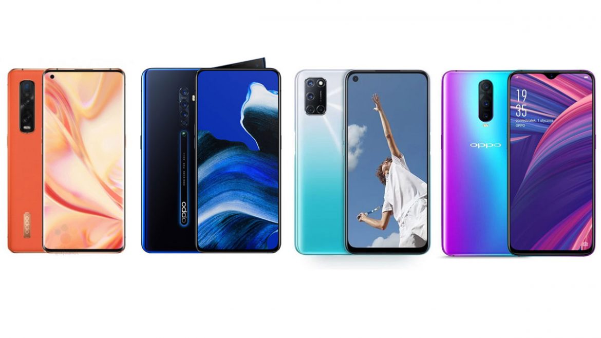 tutti i modelli smartphone oppo