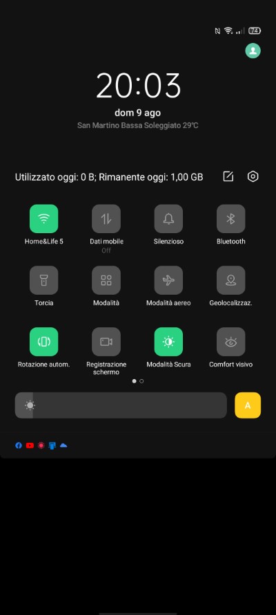quick toggle oppo