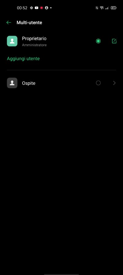 supporto multi utente oppo coloros