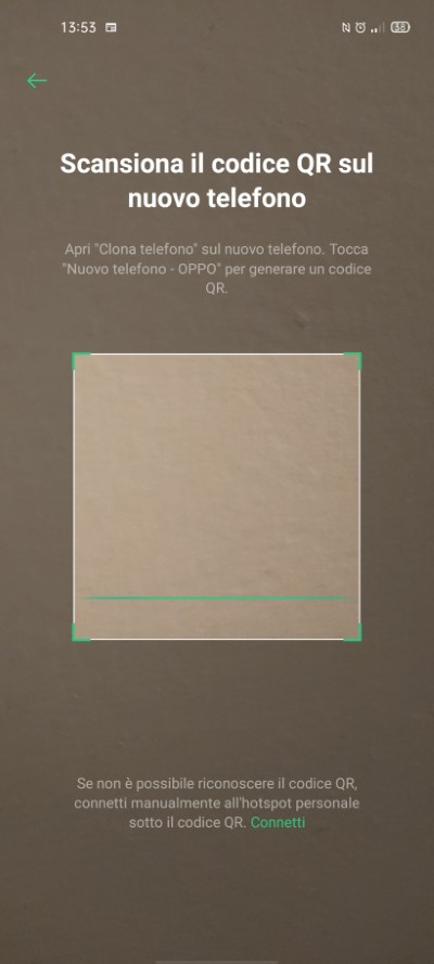 oppo clone phone qr code