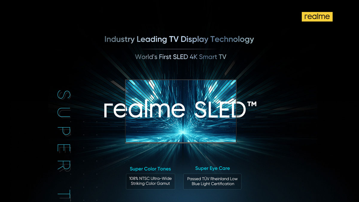 realme sled tv