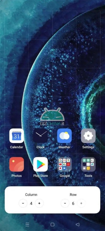schermata home oppo android 11