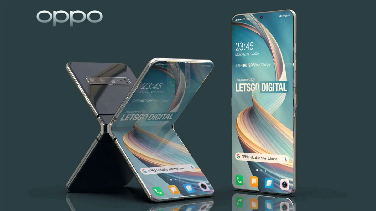 oppo brevetto smartphone pieghevole flip