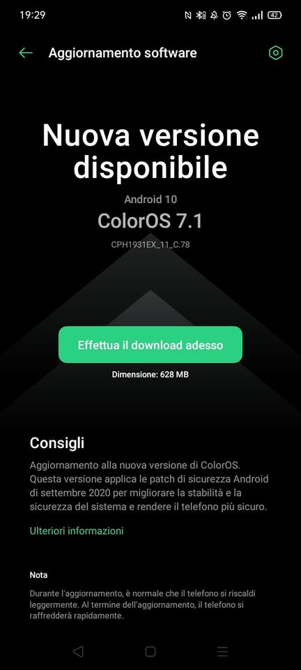 oppo a5 2020 coloros 7.1