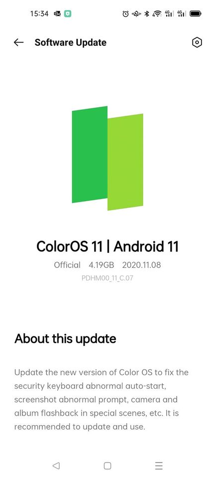 oppo ace2 coloros 11