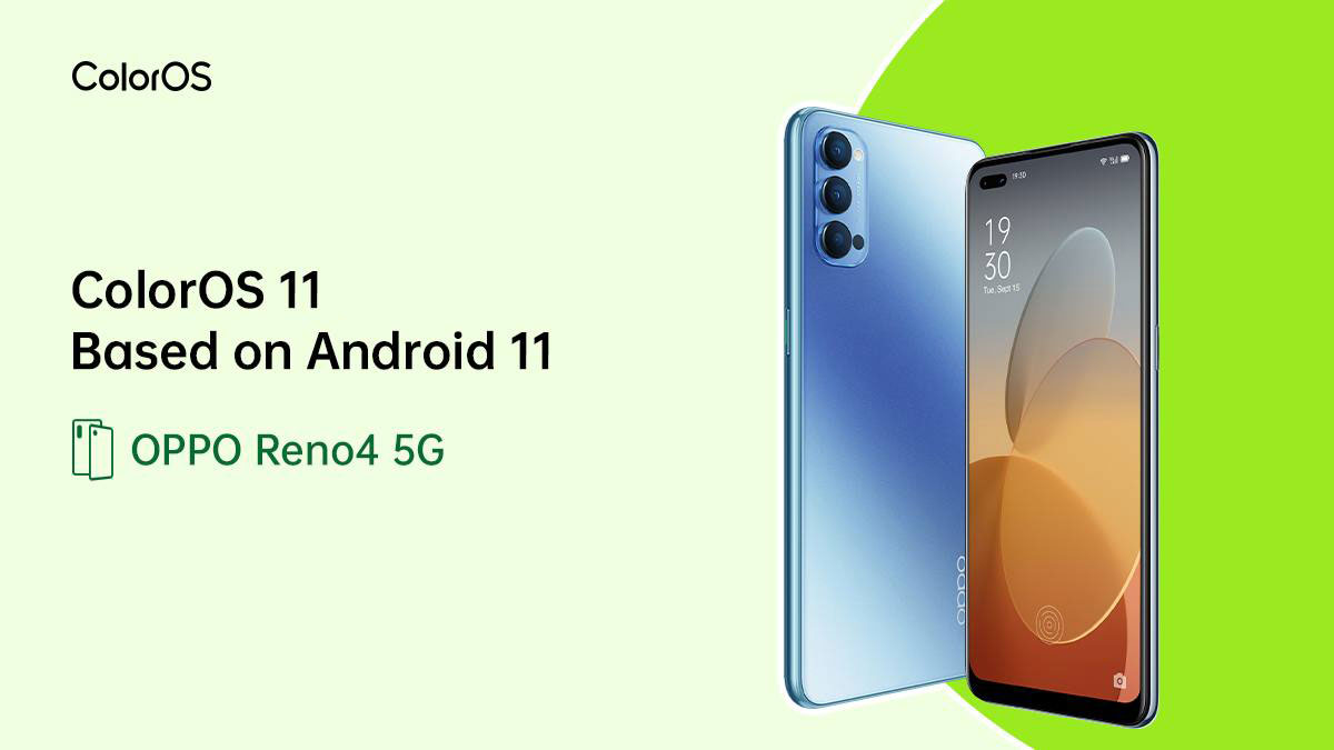 oppo reno4 5g coloros 11