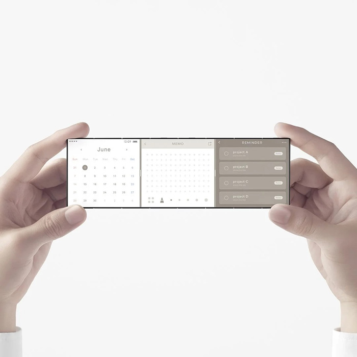 slide phone landscape