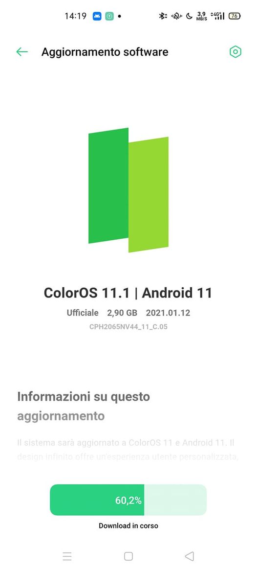 oppo reno4 z coloros 11