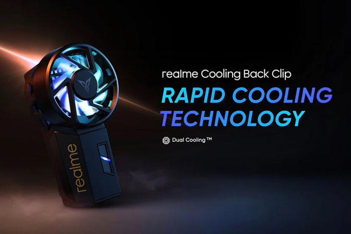 realme cooling back clip