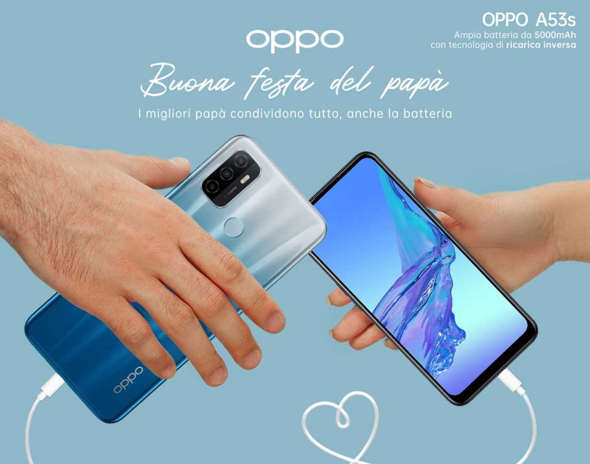 oppo a53s offerta festa del papà