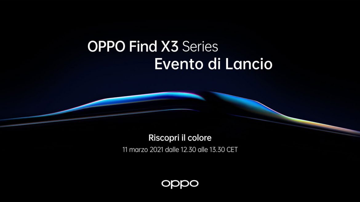 oppo find x3 evento lancio italia