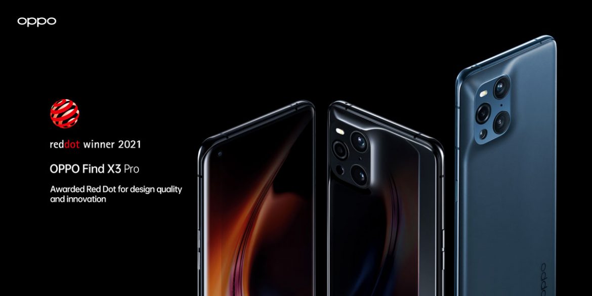 oppo find x3 pro red dot design award 2021