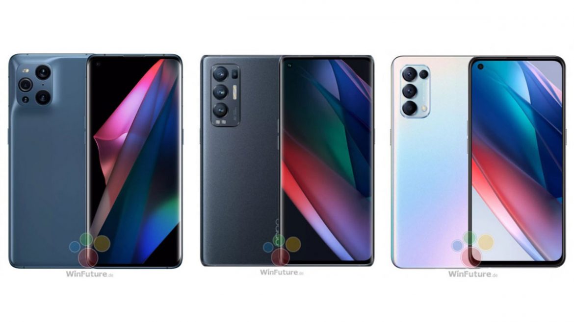 oppo find x3 pro, neo e lite