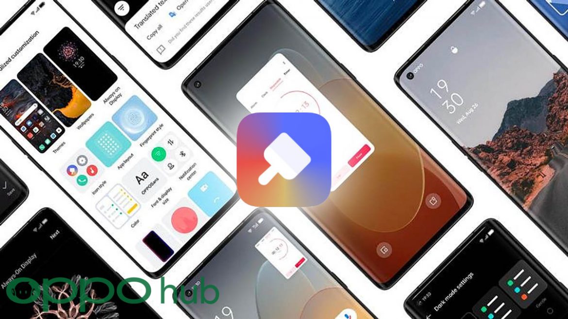 installare temi oppo coloros e theme store