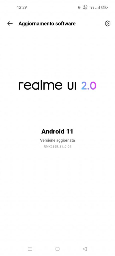 realme 7 android 11 aggiornamento