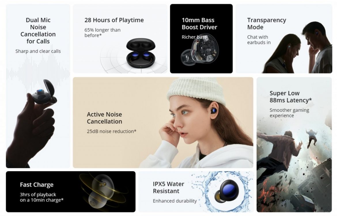 realme buds air 2 neo caratteristiche