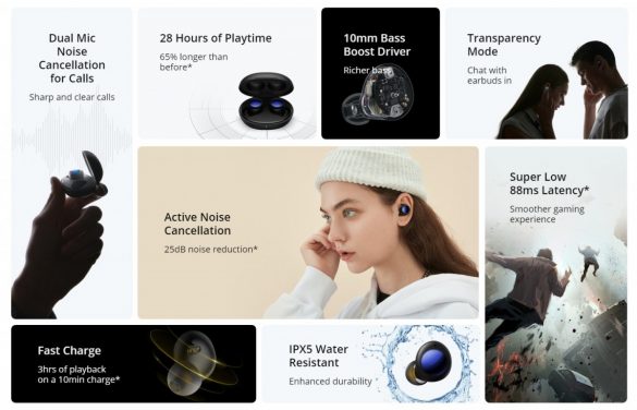 realme buds air 2 neo caratteristiche