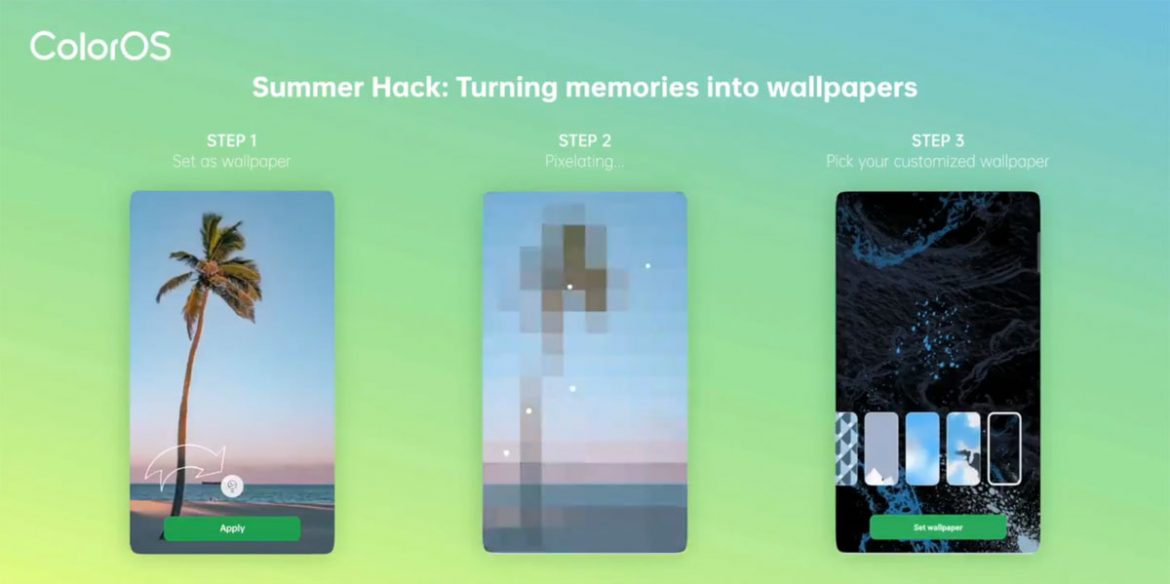creare sfondi unici oppo coloros