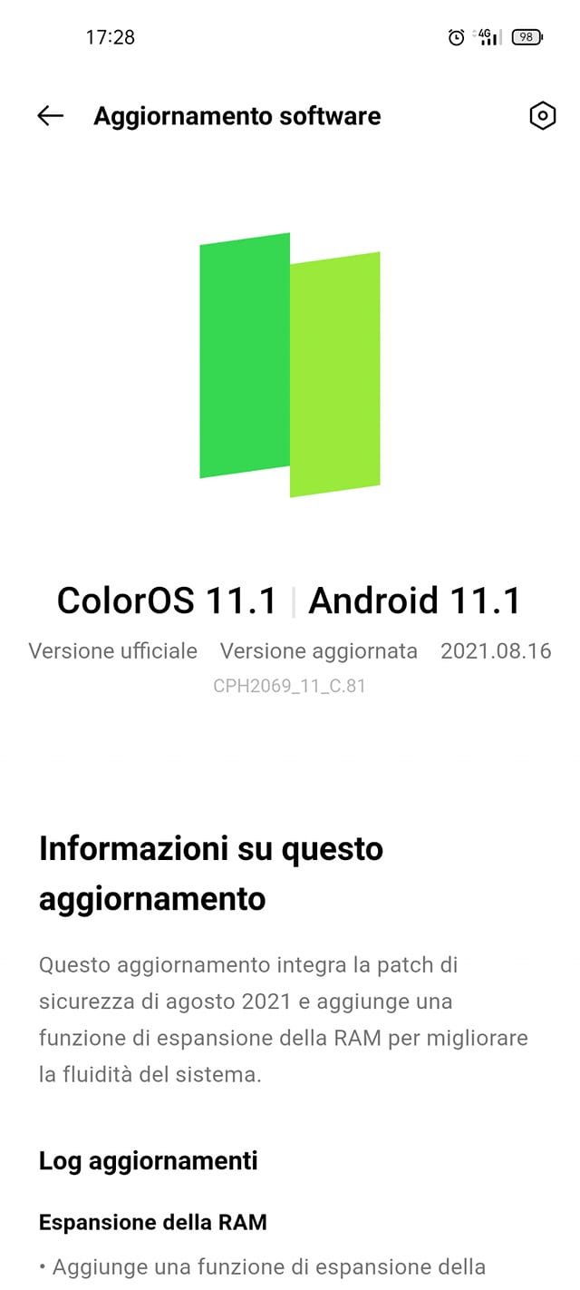 oppo a73 5g coloros 11