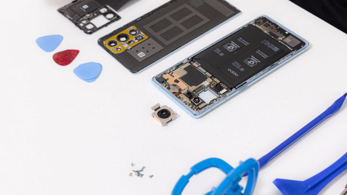 oppo reno6 pro teardown componenti