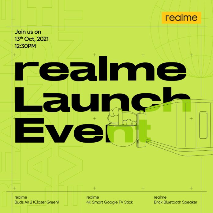 realme evento 13 ottobre