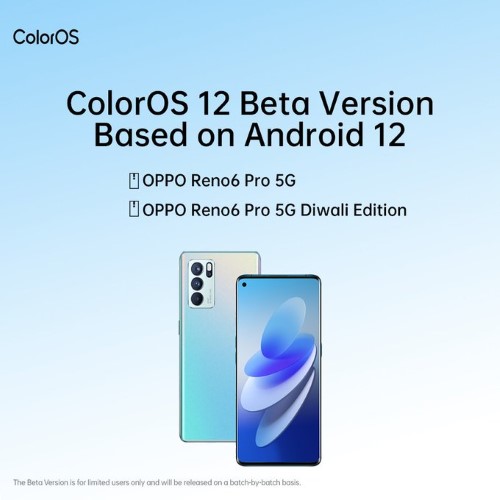 coloros 12 global beta oppo reno6 pro