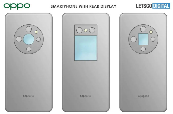 oppo display sul retro