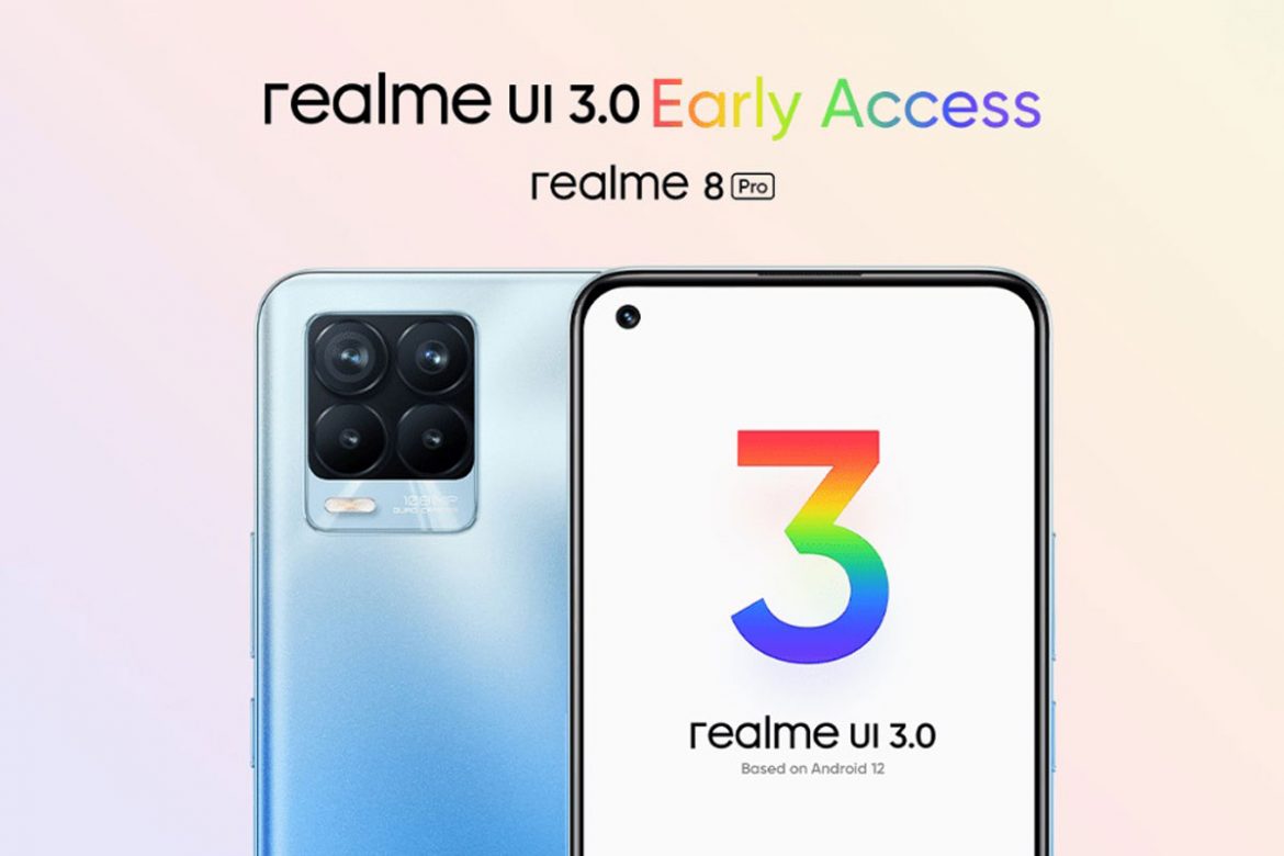realme 8 pro android 12 e ui 3.0