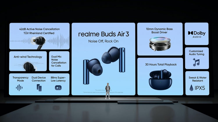 realme buds air 3 specifiche