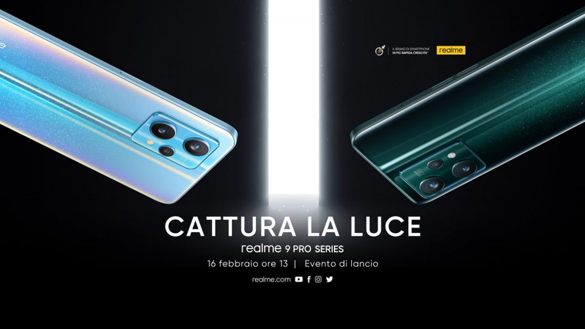 realme 9 pro cattura la luce