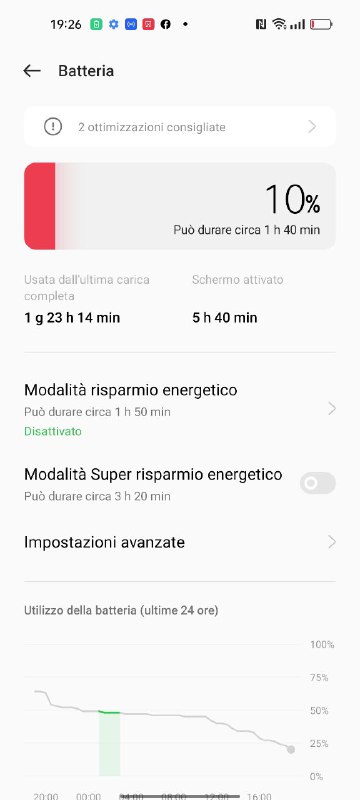 gestione batteria coloros 12