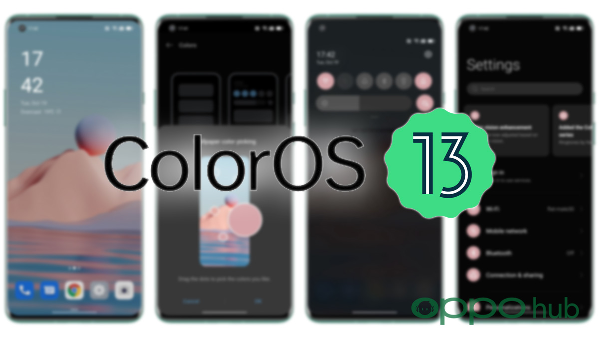 coloros 13 e android 13 oppo