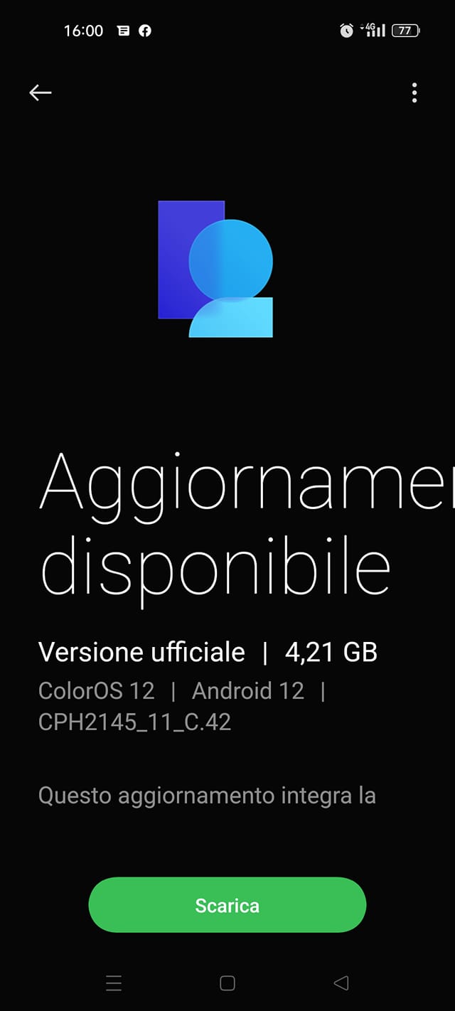 oppo find x3 lite aggiornamento coloros 12