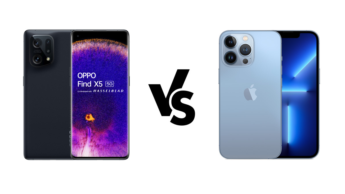 oppo find x5 pro vs iphone 13 pro max