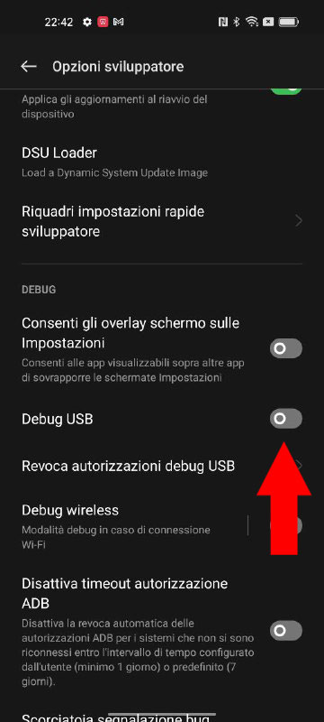 debug usb oppo