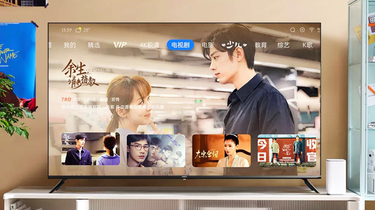 oppo k9x smart tv