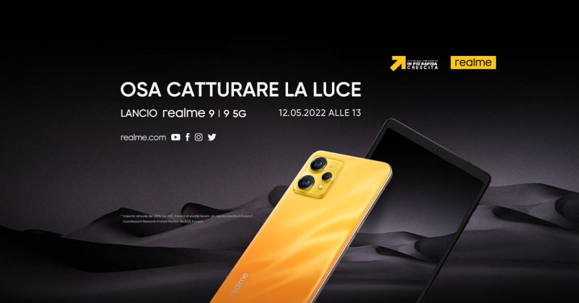realme 9 5g e pad mini uscita italia