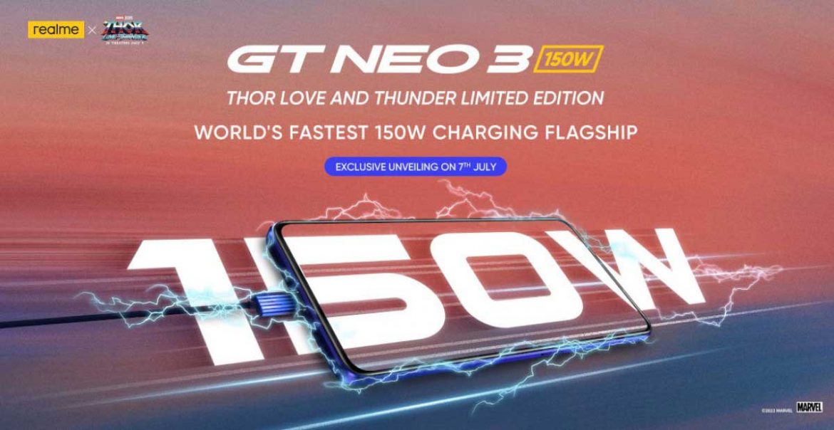 realme gt neo 3 thor: love and thunder uscita