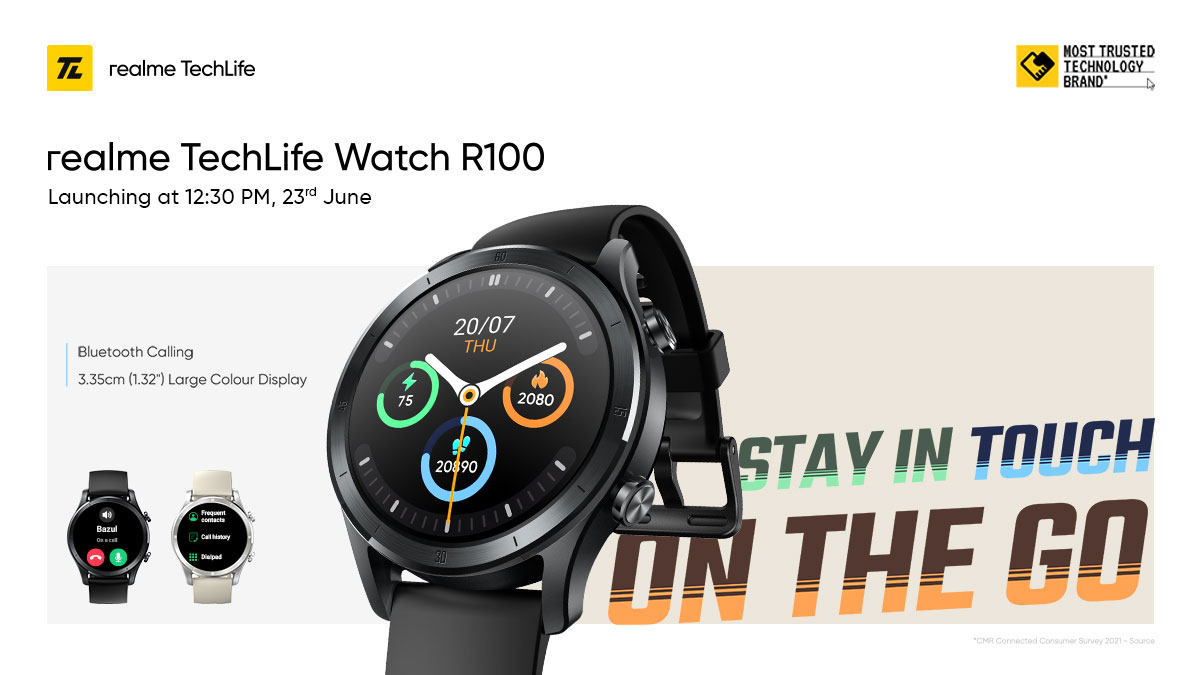 realme techlife watch r100