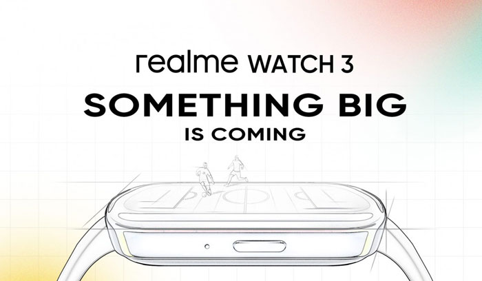 realme watch 3 teaser