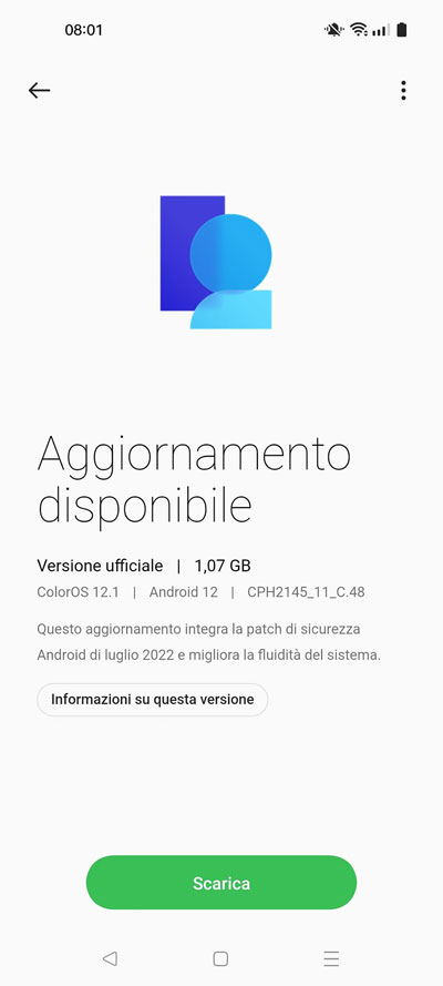 oppo find x3 lite aggiornamento