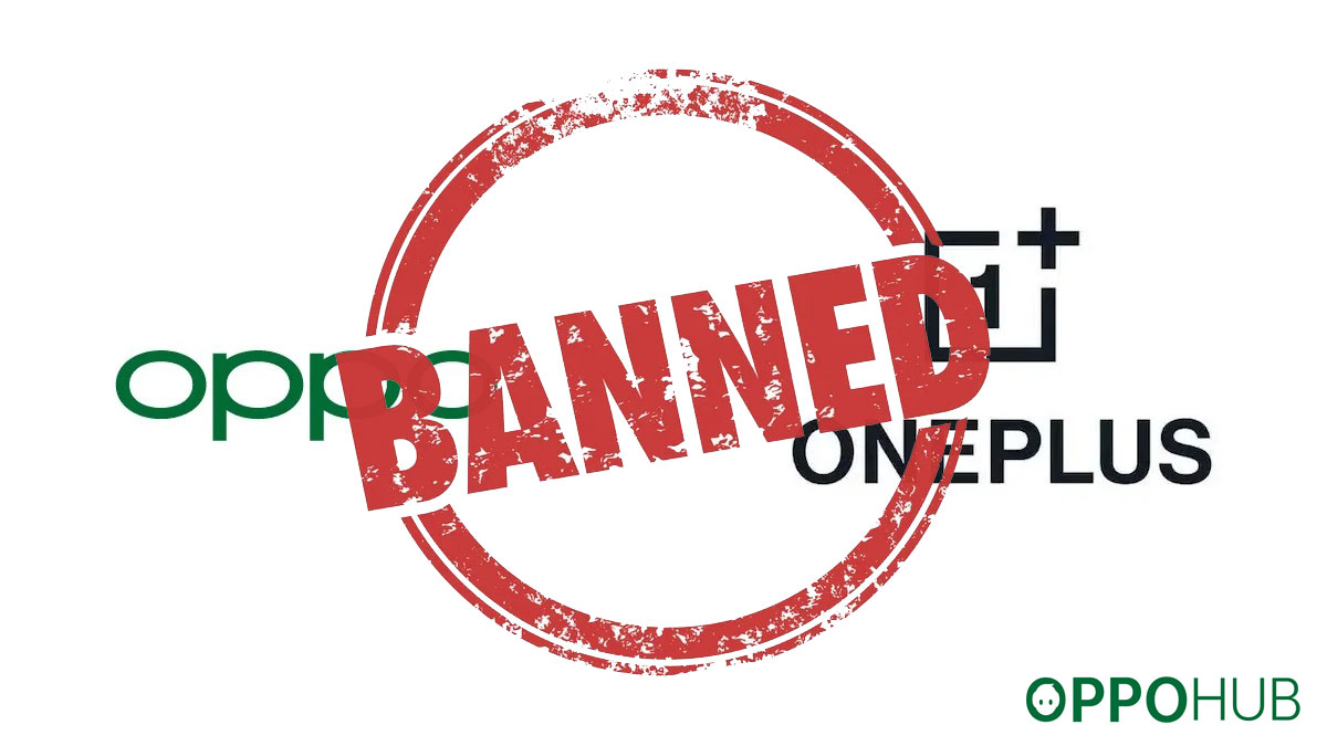 oppo oneplus ban
