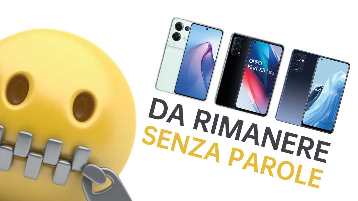 oppo find x5 lite x3 lite reno8 lite offerte