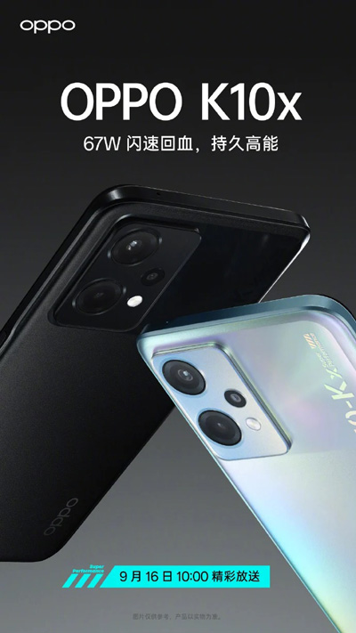 oppo k10x uscita