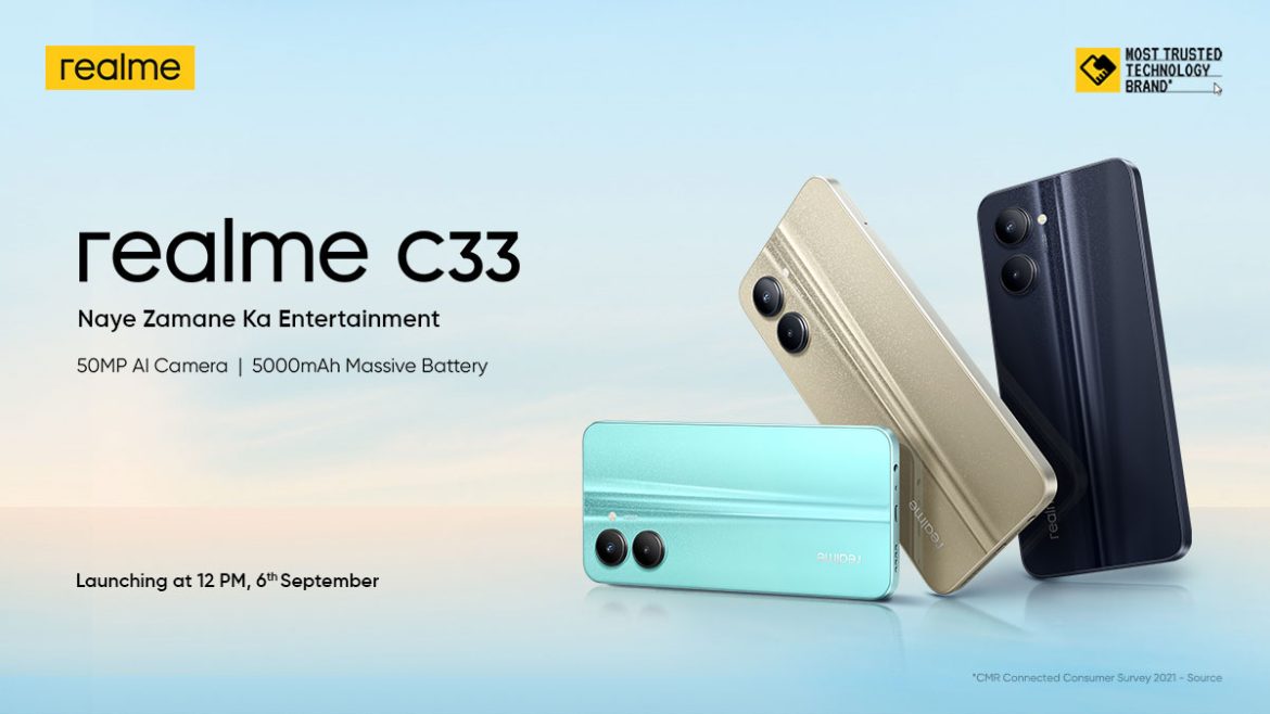 Tutto su Realme C33, Watch 3 Pro e Buds Air 3S a 2 giorni dall'uscita