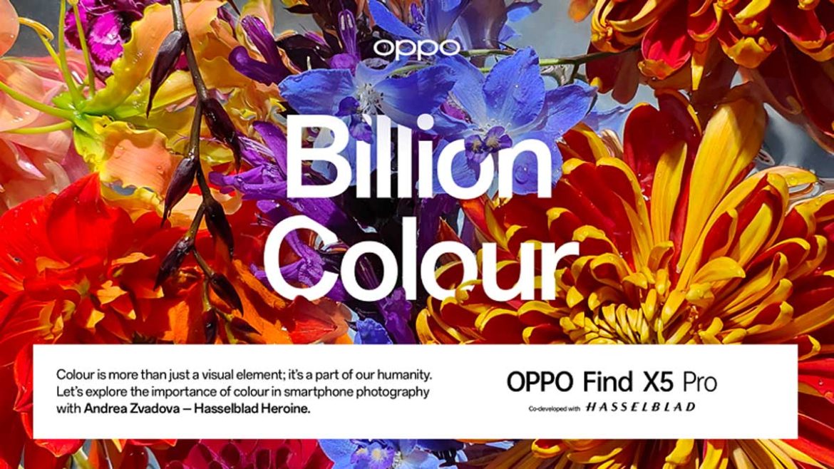 oppo billion colour campagna find x5 pro