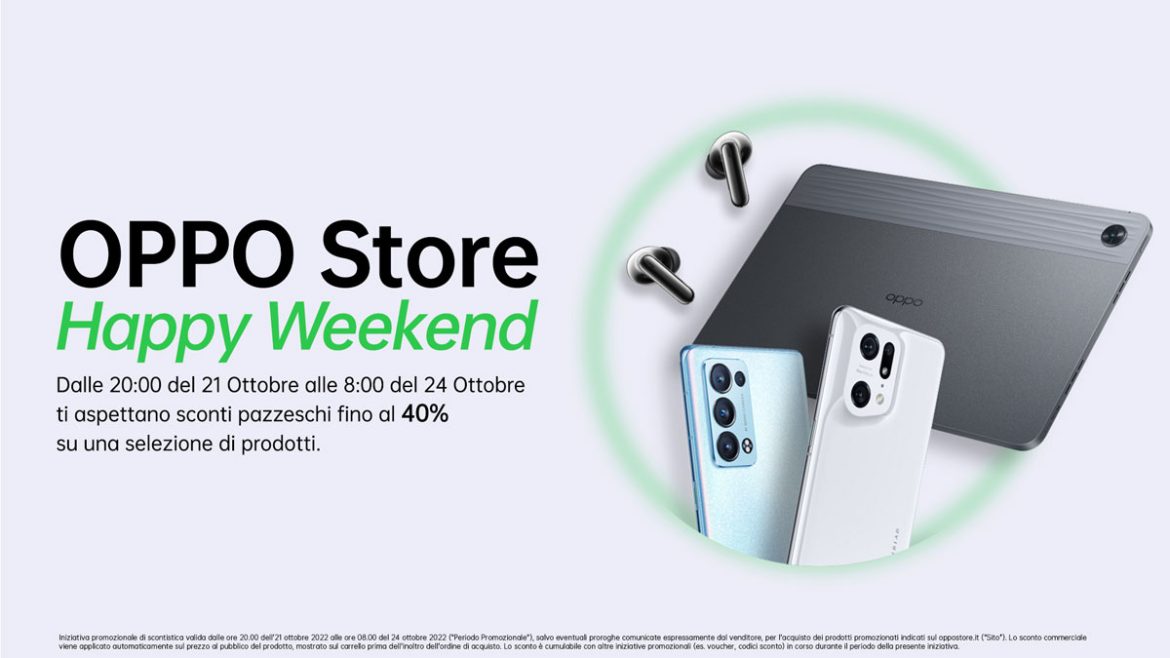oppo store happy weekend