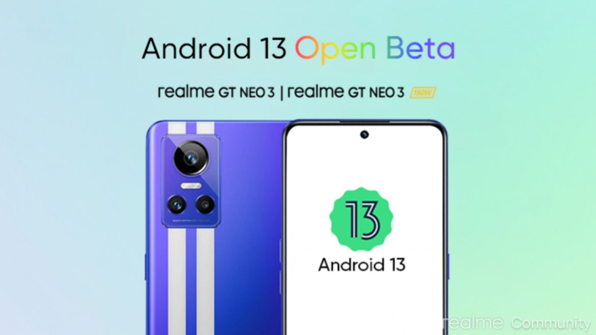 realme ui 4.0 e android 13 su gt neo 3