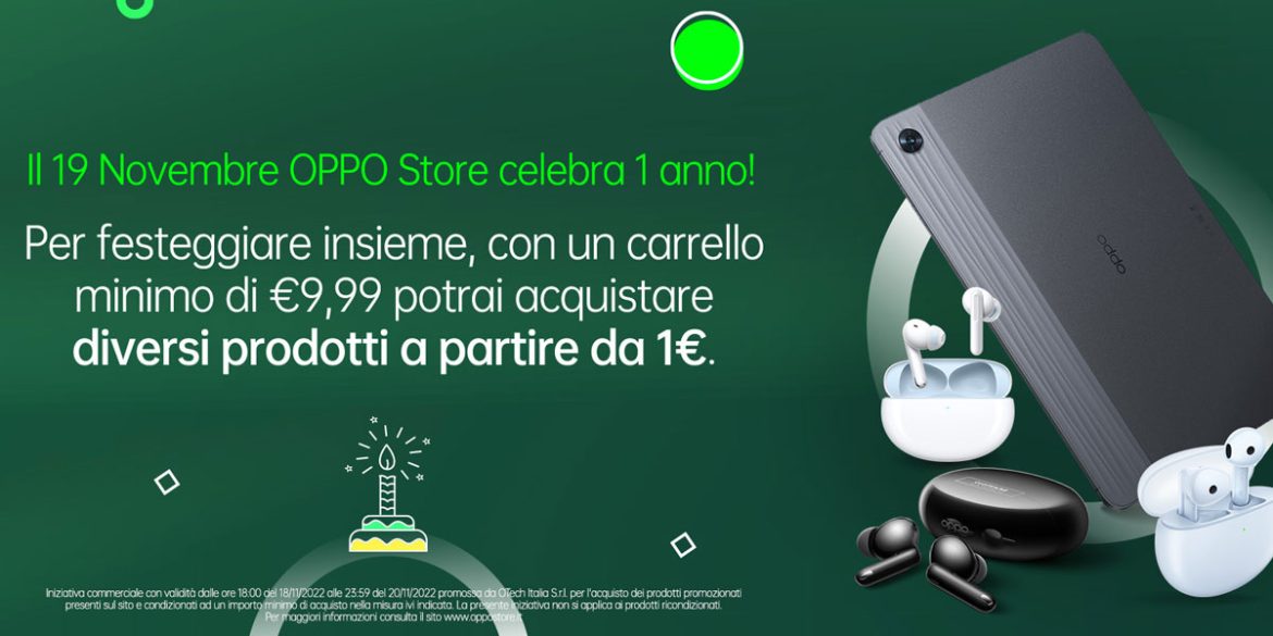 oppo store compleanno