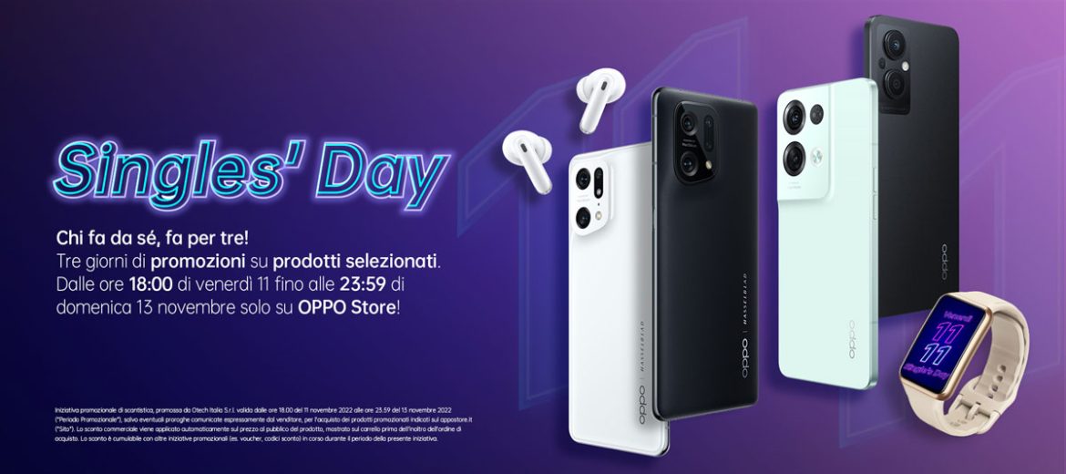 oppo singles' day